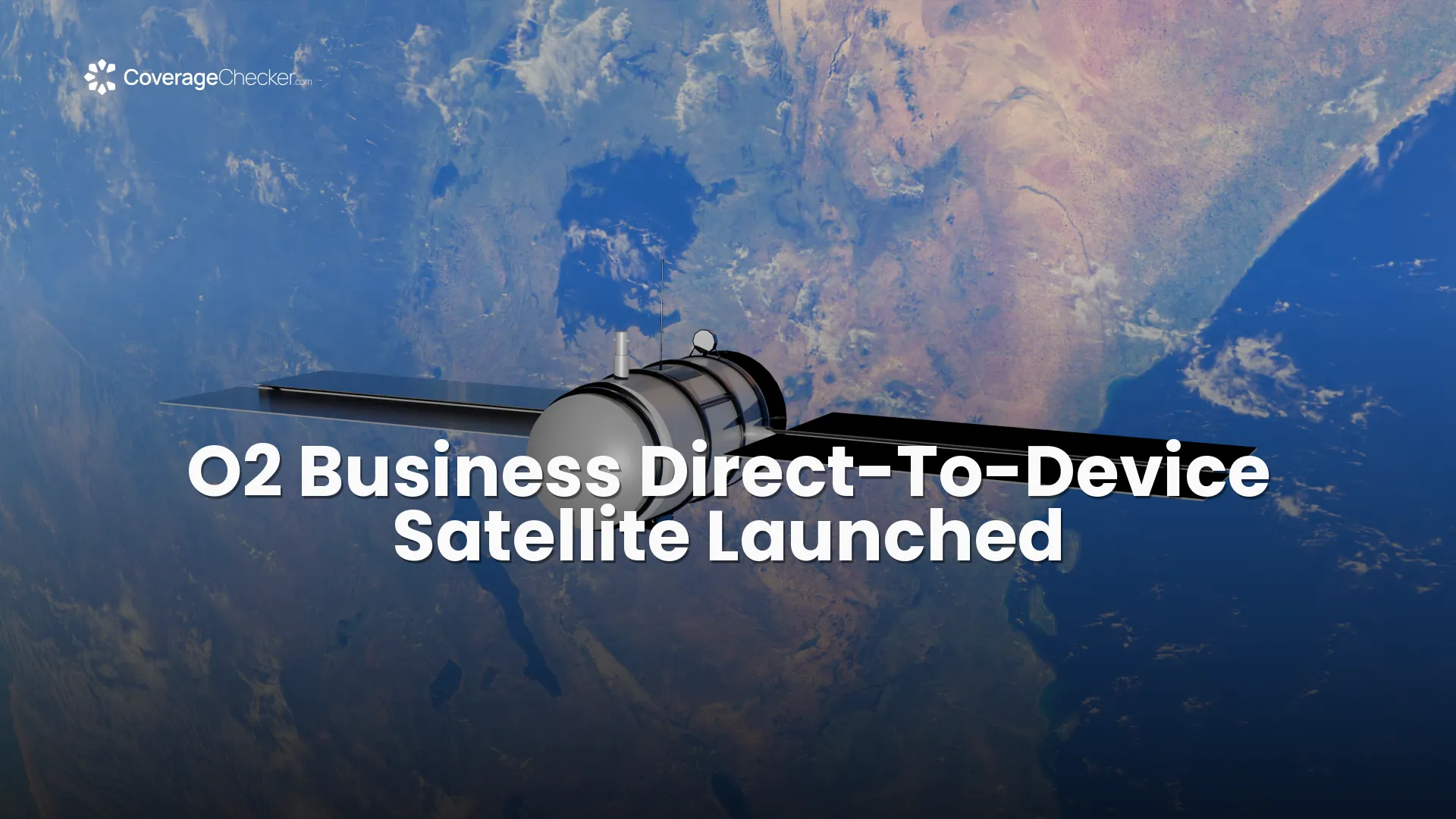 A satellite orbits Earth, showcasing a stunning blue ocean and continents from space.