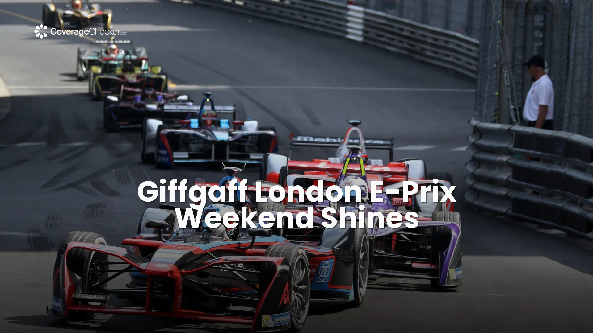 Thrilling Formula E cars racing through Monaco's iconic circuit, showcasing speed and competition.